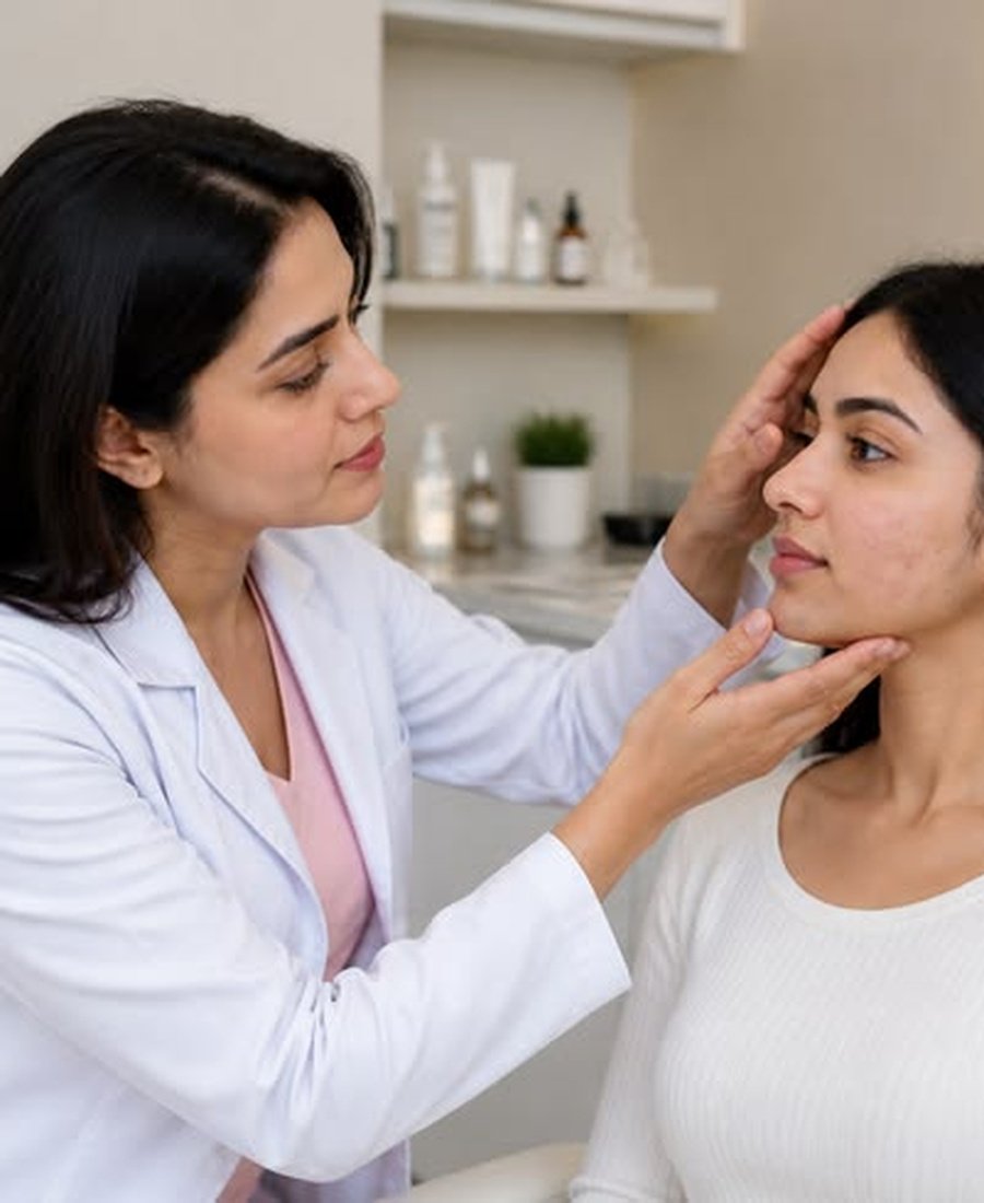 Facial assessment and candidacy evaluation for biostimulators in Dubai
