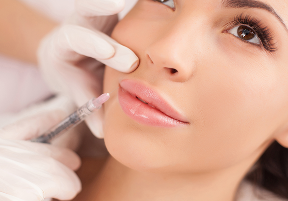 Facial filler consultation and nasolabial treatment assessment in a Dubai cosmetic clinic