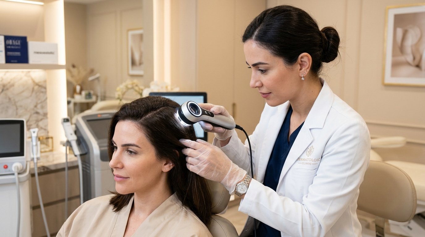 Digital trichoscopy scalp assessment Dubai