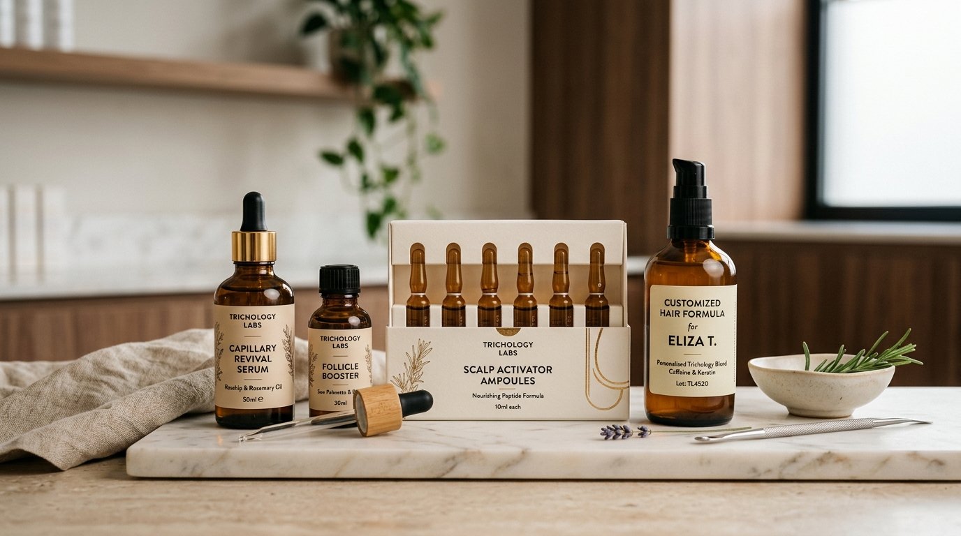Targeted clinical hair regimen Dubai