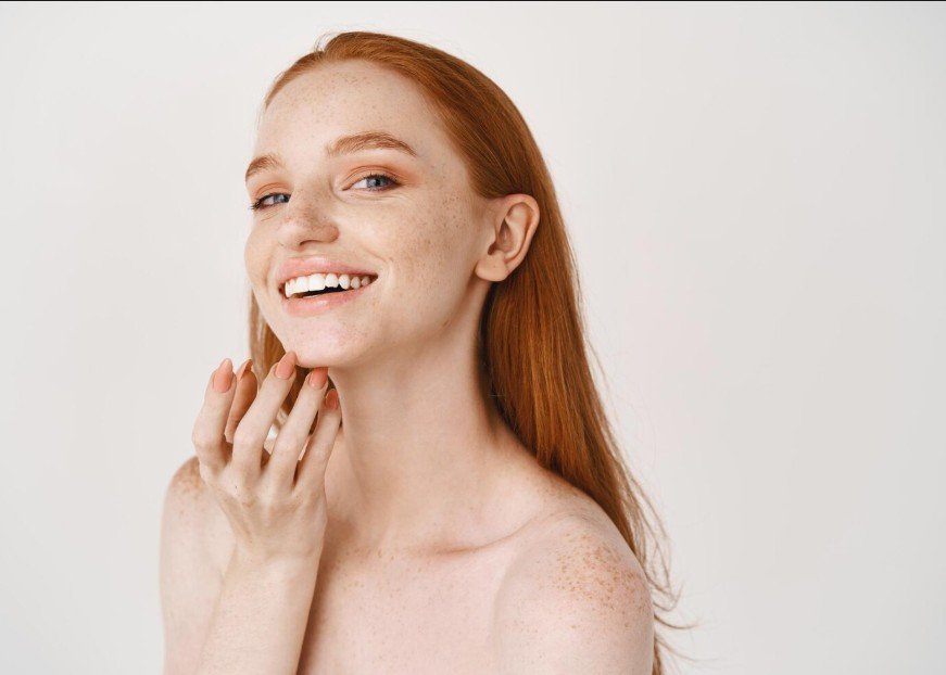 Healthy glowing skin