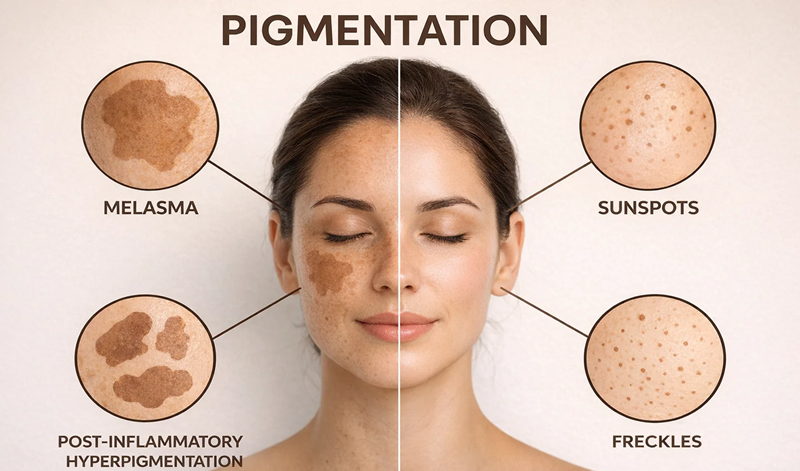 recurrent pigmentation can often be managed.